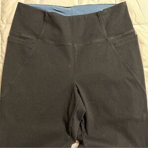 Women With Control New Bootcut mid rise Large black denim pants -